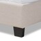 Baxton Studio Ansa Beige Upholstered Twin Size Bed 159-9754 - alternate 7